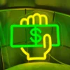 Money Neon Sign LED Neon light for Supermarkets Bar Coffee Shop Game Room Restaurant Room wall decoration light
